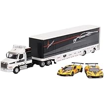 MINI GT コルベット・レーシング C8.R トランスポーターセット Amazon | MINI GT × MiJo Exclusives 1/64 コルベットレーシング